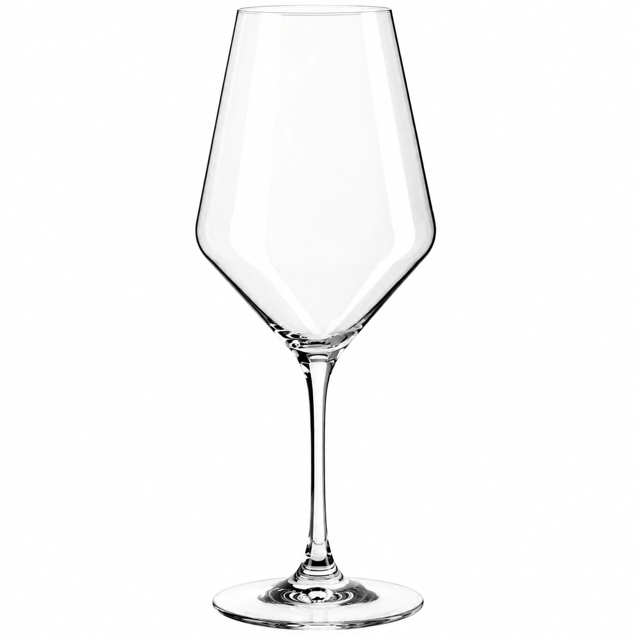 Calice da vino in vetro trasparente 450 ml 7.5 x 23.5 cm - stelo lungo
